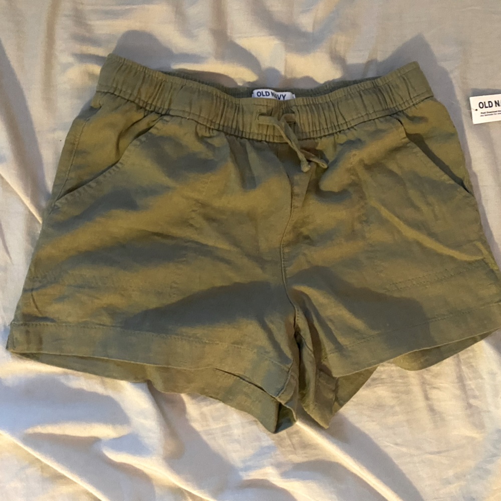 Old navy kids, girls linen-blend short, brand-new with tags